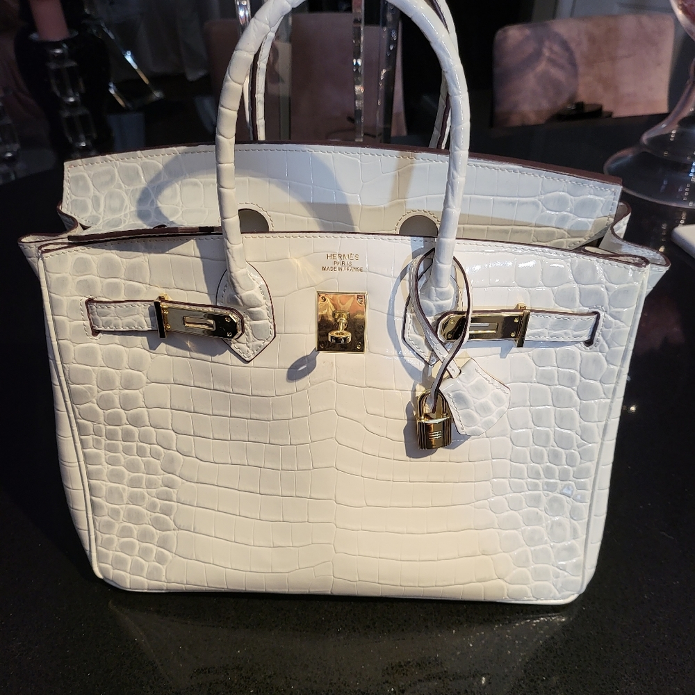 Leather handbag beautiful